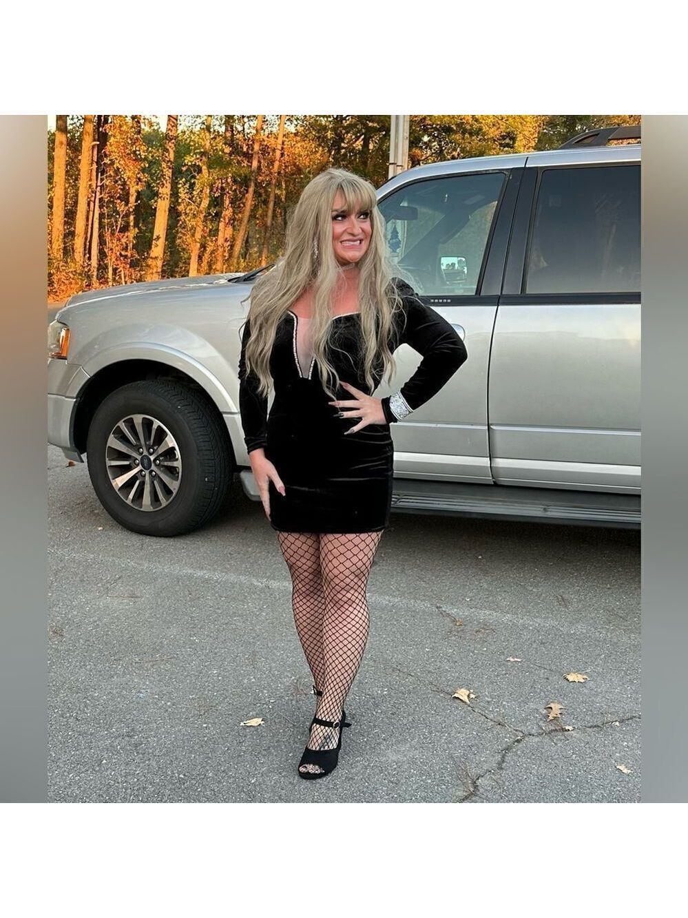 BLACK VELVET rhinestone long sleeve off shoulder mini dress - Picture 16 of 16